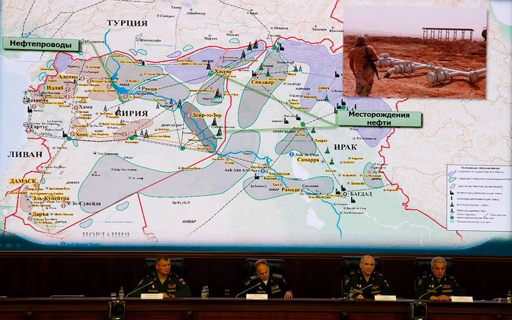 Rusia muestra fotos para probar que Erdogan compra petróleo al Estado Islámico