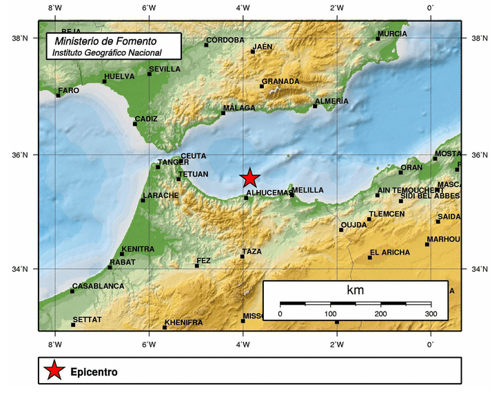 Terremoto en el mar de Alborán