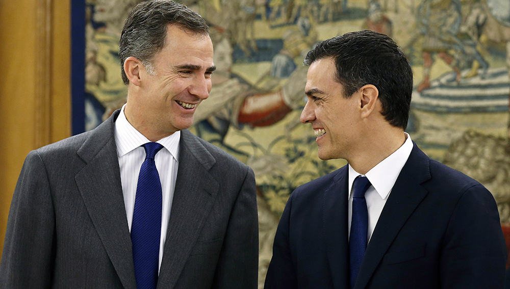 Felipe VI y Pedro Sánchez. Foto: Reuters