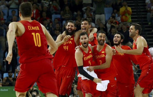 La selección española de baloncesto consigue el bronce. Foto: Reuters