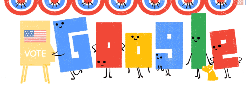 Doodle Google elecciones EEUU