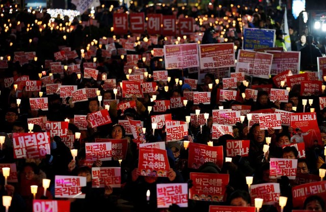 Protestas  Corea del Sur