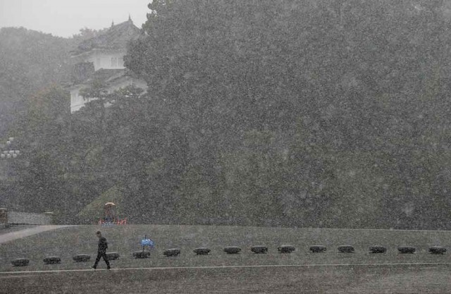 Nieve en Japón. Reuters