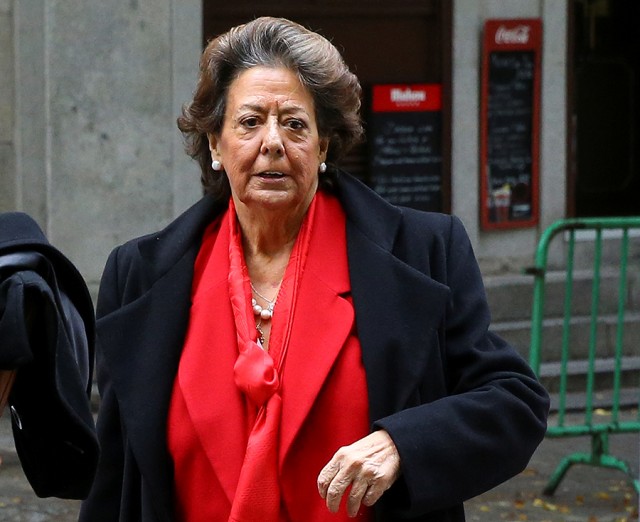 La exalcaldesa de Valencia y senadora Rita Barberá. Fallecida este miércoles un un paro cardíaco FOTO: Reuters