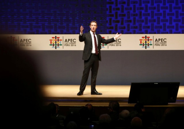 Zuckerberg ofreció una conferencia titulada "La revolución de la conectividad" (Reuters)