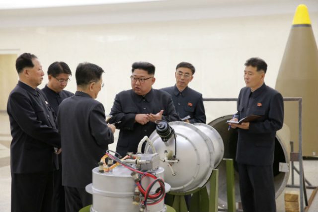 Bomba de hidrógeno probada por Corea del Norte.
