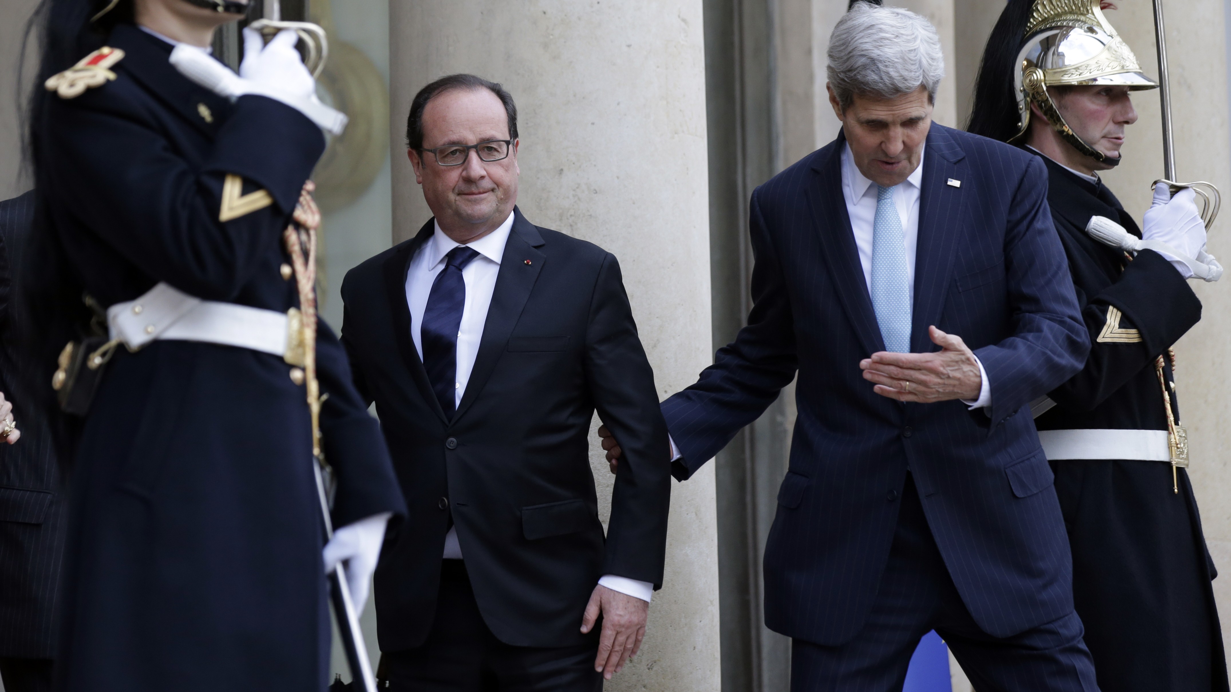 François Hollande y John Kerry. Foto: Reuters