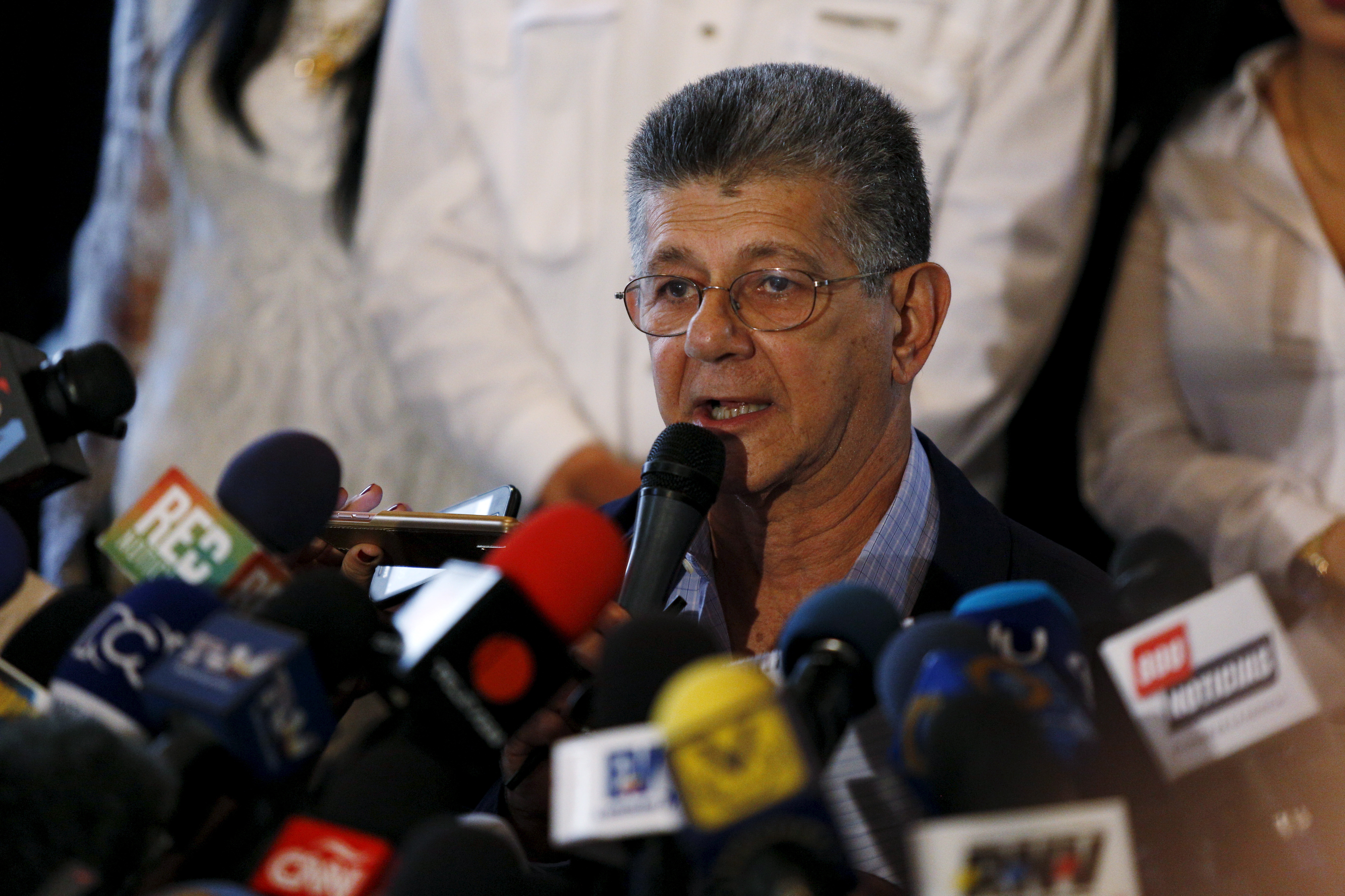 Henry Ramos Allup, presidente del Parlamento venezolano. Reuters