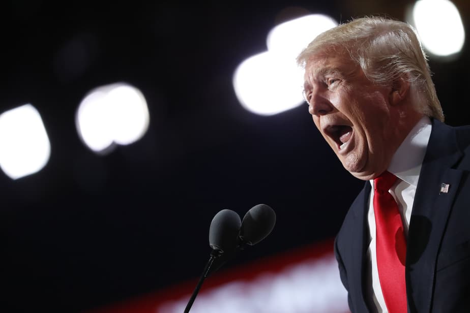 Donald Trump durante la convención republicana. FOTO: Reuters