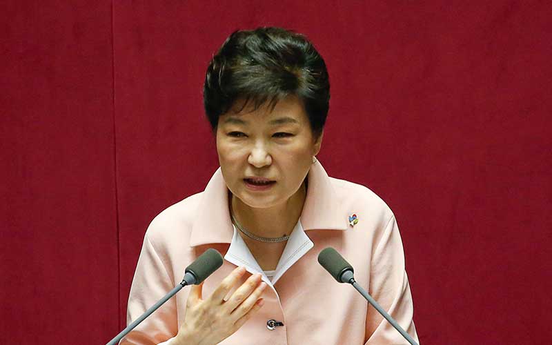 Park Geun-hye presidenta de Corea del Sur