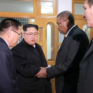 Kim Jong Un en embajada de Cuba
