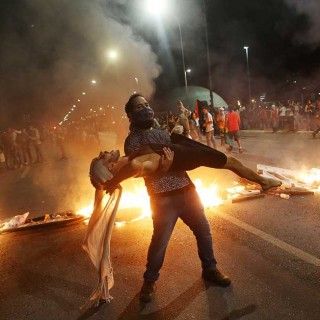 Disturbios en Brasil contra Temer