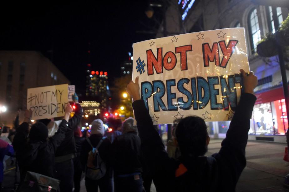 Protestas contra Trump. FOTO: Reuters