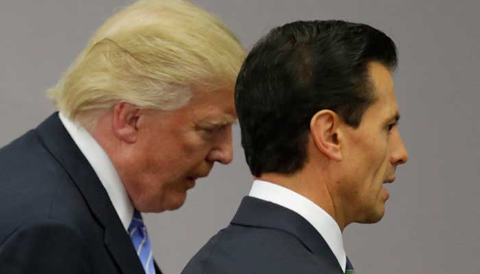 Donald Trump y Henrique Peña Nieto