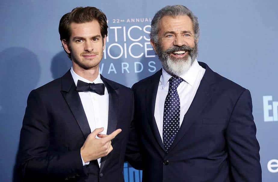 Andrew Garfield y Mel Gibson