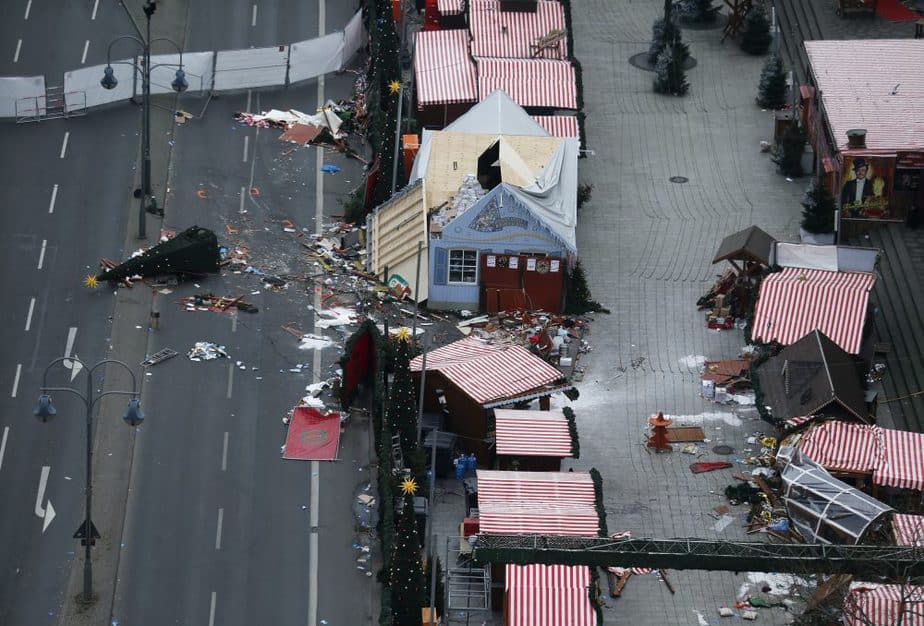 Imagen del lugar del ataque de Berlín. FOTO: Reuters