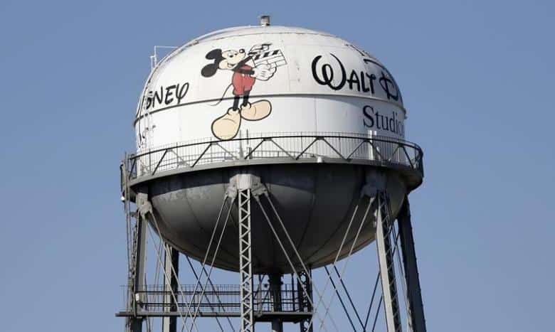 The water tank of The Walt Disney Co Studios is pictured in Burbank, California February 5, 2014. REUTERS/Mario Anzuoni
