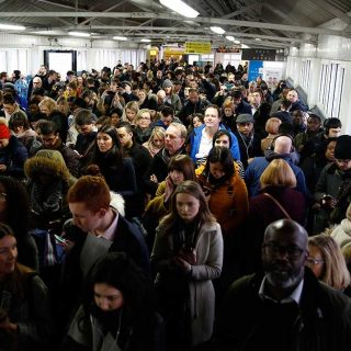 Huelga de trenes en Gran Bretaña