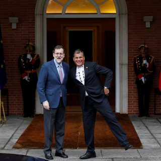 Mariano Rajoy y Rafael Correa