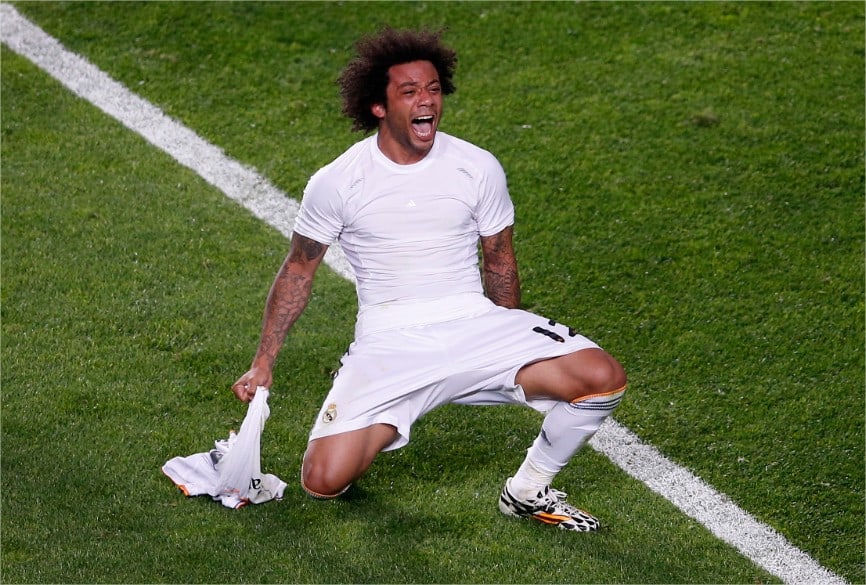 Marcelo Real Madrid. Reuters