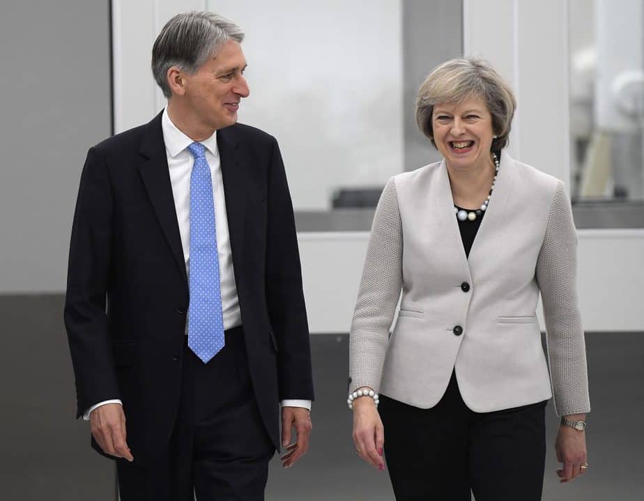 Philip Hammond y Theresa May. FOTO: Reuters