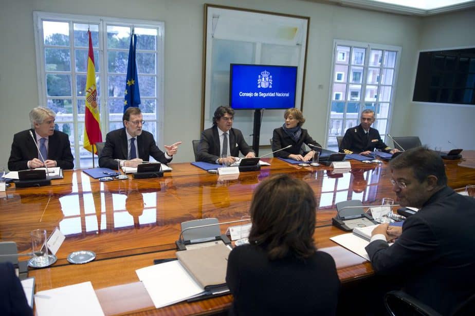 Reunión del Consejo de Seguridad Nacional. FOTO: Moncloa