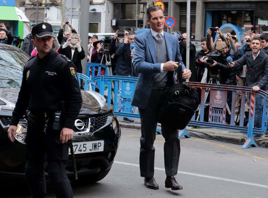 Iñaki Urdangari, a su llegada a los juzgados de Palma. FOTO: Reuters