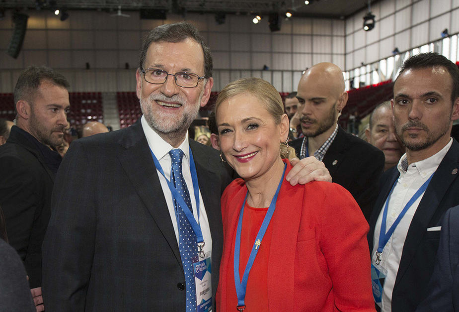 Mariano Rajoy y Cristina Cifuentes. FOTO: Flickr PP Madrid