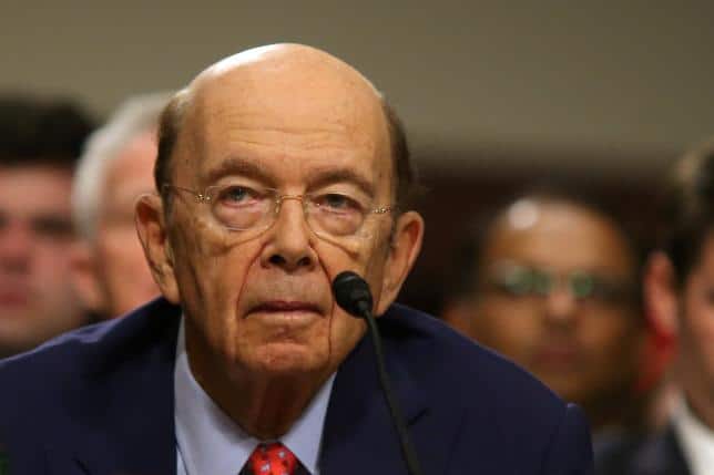 FILE PHOTO: Wilbur Ross testifies before a Senate Commerce, Science and Transportation Committee confirmation hearing on his nomination to be commerce secretary at Capitol Hill in Washington, U.S., January 18, 2017. REUTERS/Carlos Barria/File Picture