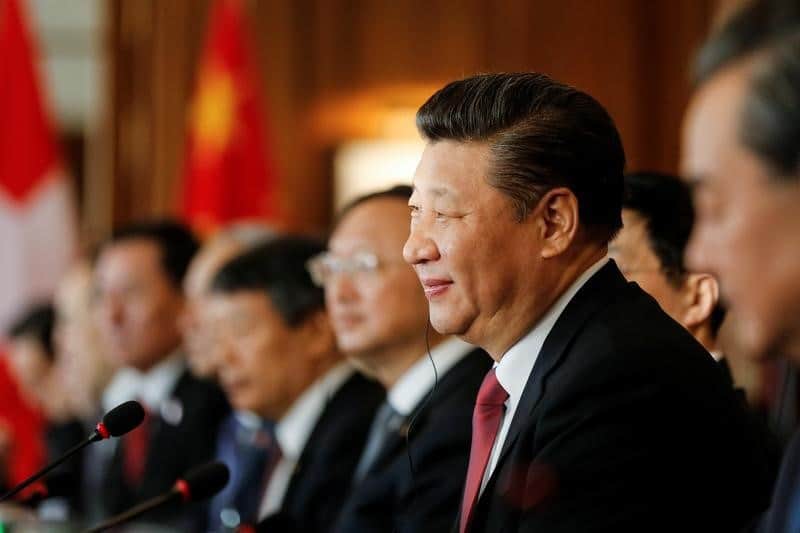 China's President Xi Jinping attends official talks in Bern, Switzerland January 16, 2017 REUTERS/POOL/Peter Klaunzer