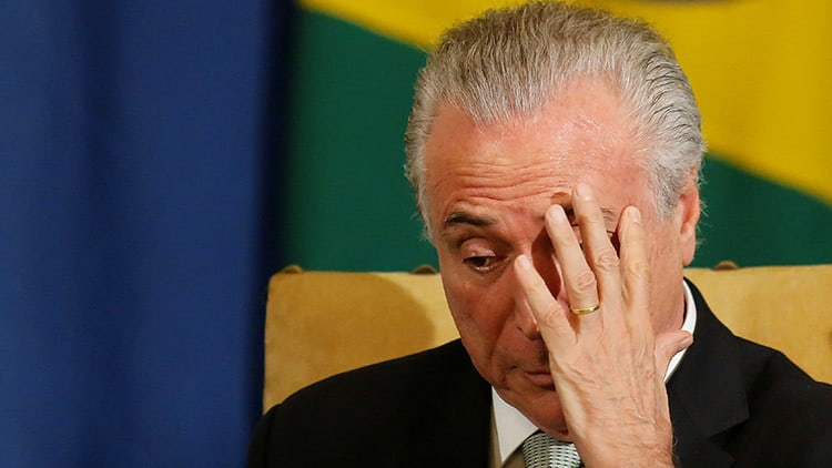 El presidente de Brasil, Michel Temer