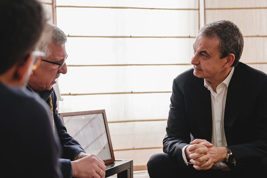 Entrevista a José Luis Rodríguez Zapatero. FOTO: Ángel Santamaría