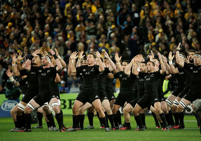 Los All Blacks, selección neozelandesa de rugby. FOTO: Reuters