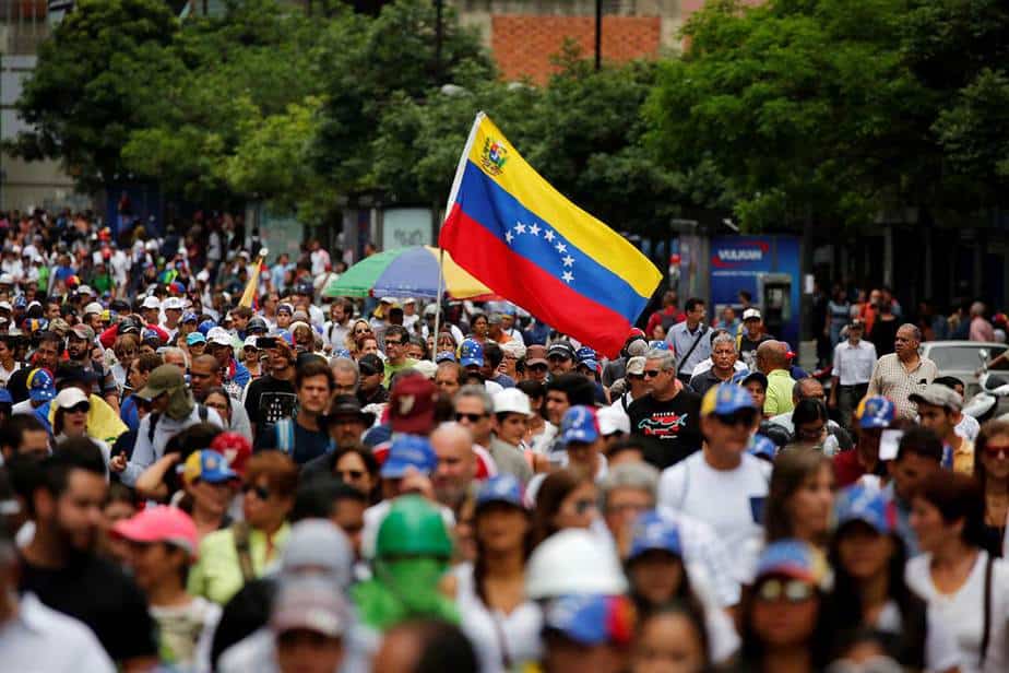 Marcha en Caracas contra Constituyente (24/05/07). Reuters