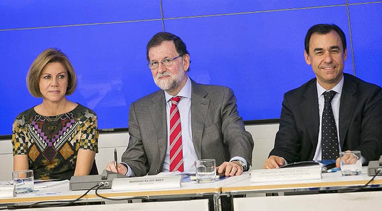 Mariano Rajoy, durante la reunión del Comité de Dirección del PP. FOTO: Flickr PP