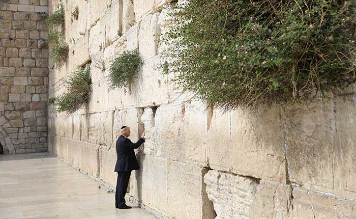 Trump visita el Muro de los Lamentos en Israel (22/05/2017). Reuters