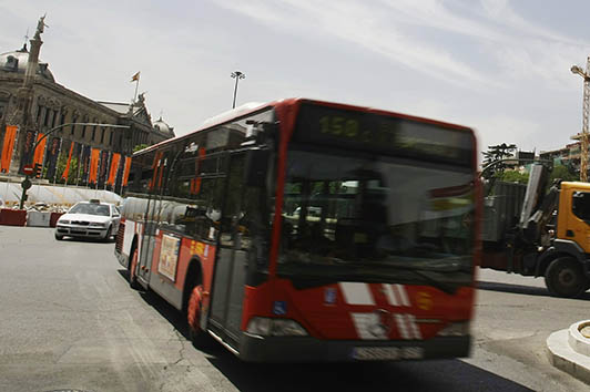 Autobús. Transporte en Madrid. FOTO: Reuters