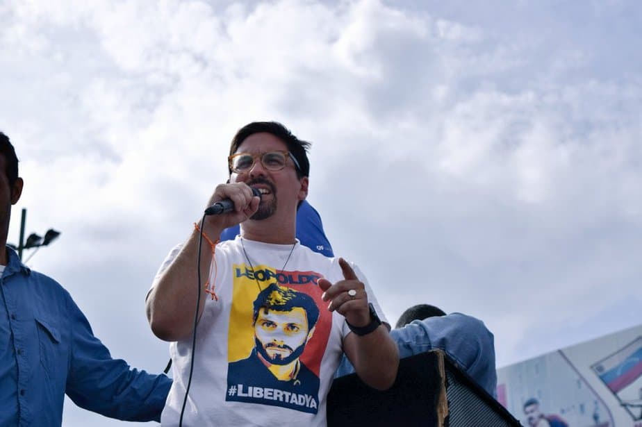 Freddy Guevara, vicepresidente del Parlamento de Venezuela