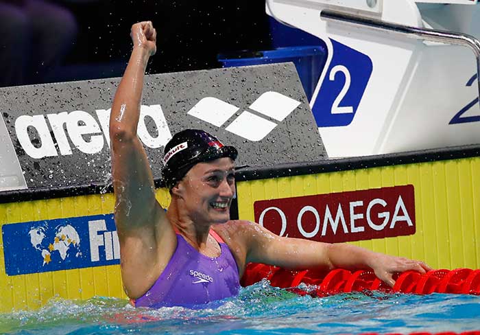 Mireia Belmonte completa su triple corona con el oro mundialista