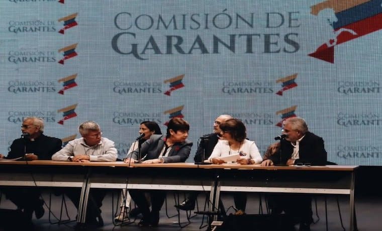 El grupo de rectores de las principales universidades de Venezuela que actúan como garantes de la consulta de los opositores en contra de la Constituyente