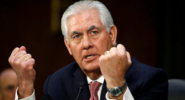 El secretario de Estado de EEUU, Rex Tillerson, estado en desacuerdo con la Casa Blanca en temas clave, incluidos Irán, Rusia y Corea del Norte