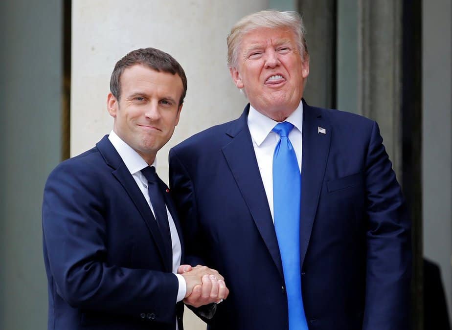 Macron en Estados Unidos en una visita trascendental