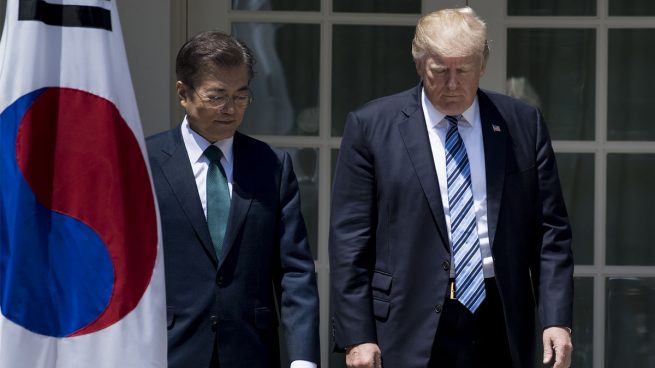 Donald Trump y Moon Jae-In