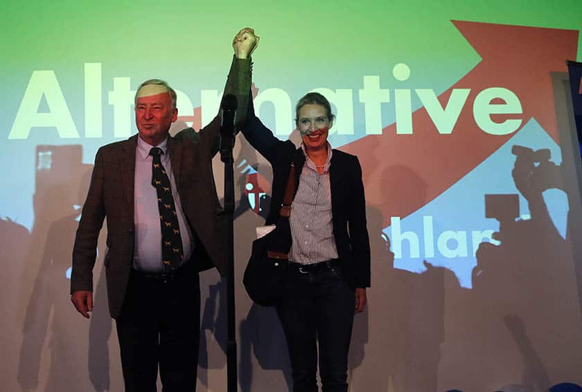 Dirigentes del partido que impulsa la xenofobia, Alternativa para Alemania.