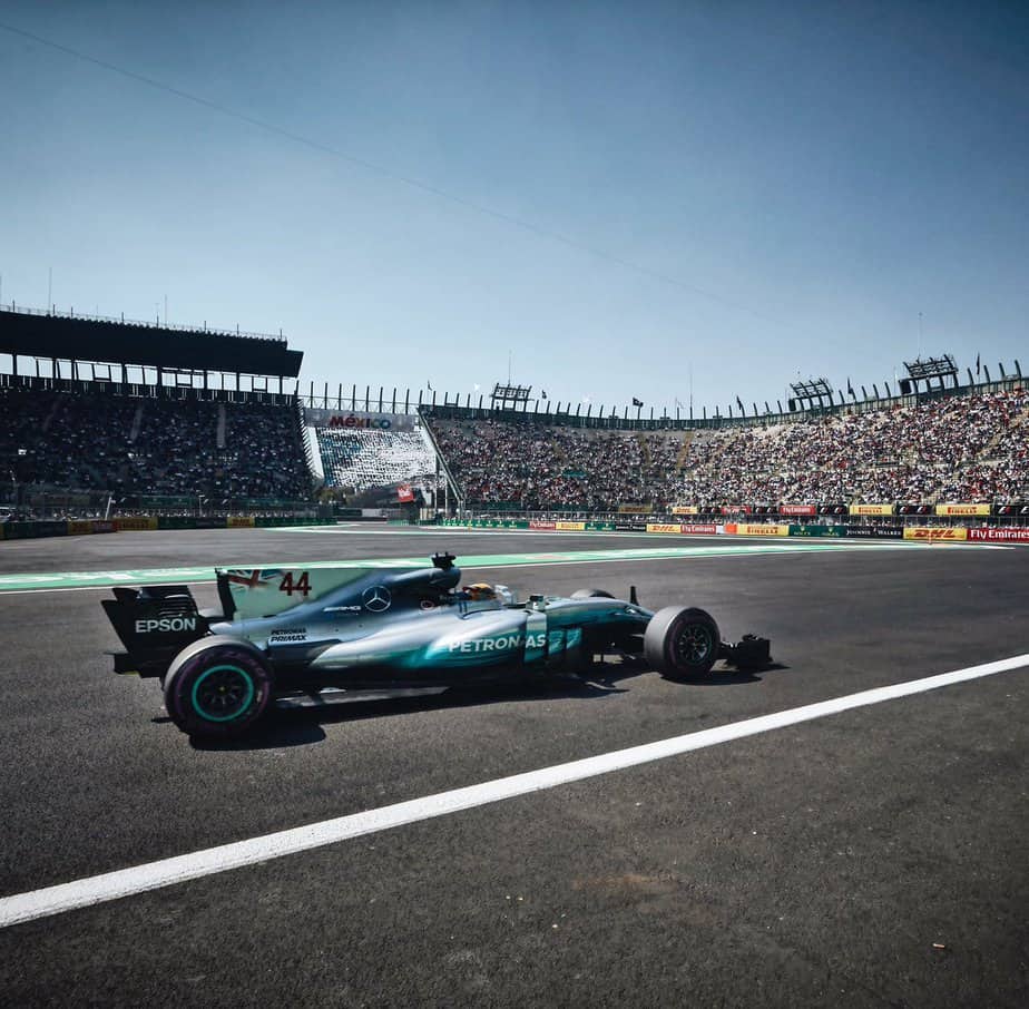 Hamilton en el Gran Premio de México
