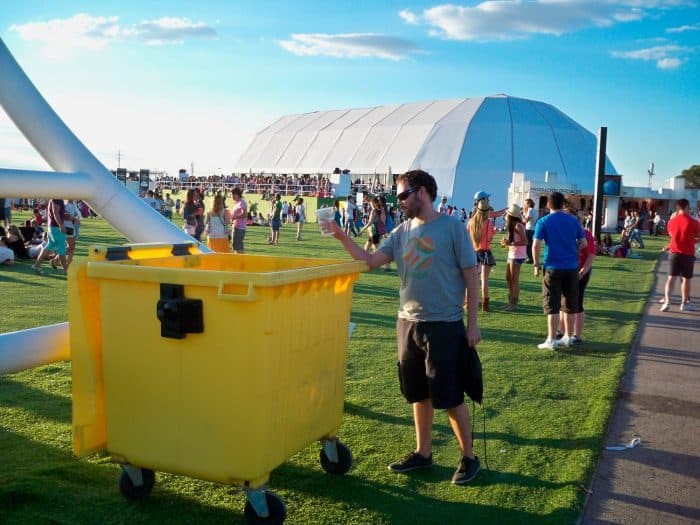 Reciclaje Ecoembes impulsa el reciclaje en los festivales de música