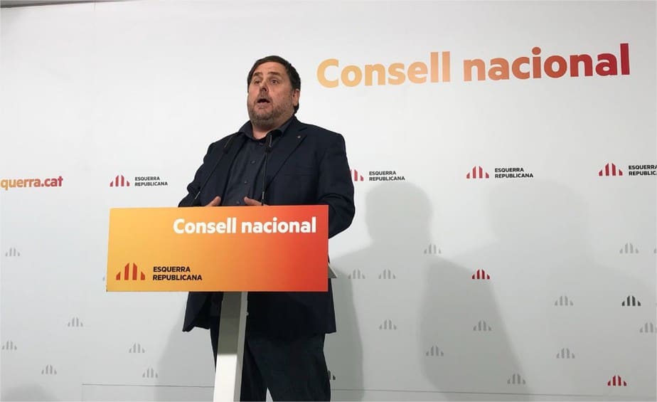 Oriol Junqueras en el Consell Nacional