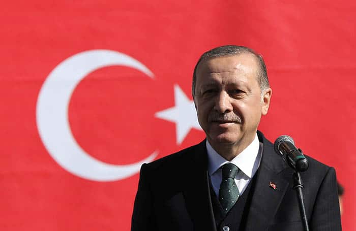 El presidente de Turquía Tayyip Erdogan.