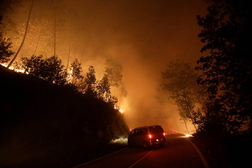 El fuego arrasa Galicia.