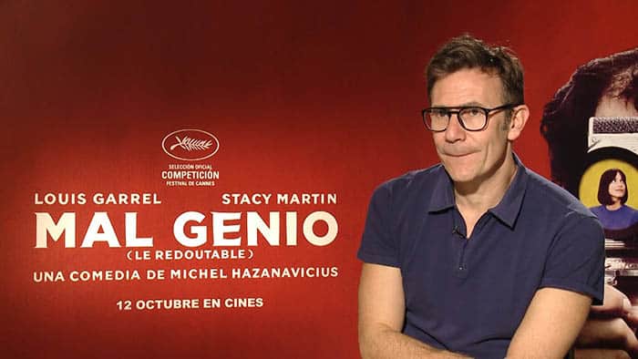 Entrevista a Michel Hazanavicius por la película que presenta sobre Godard.